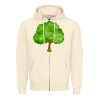 Sandshell tree Zipper Hoodie - FaDigitalArtStudio