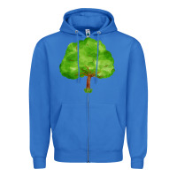 True Royal tree Zipper Hoodie - FaDigitalArtStudio