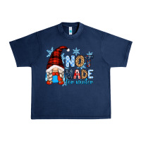 Navy not made for winter with gnome Urban Heavy Tee - Zillion Design Studio