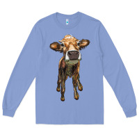 Colony Blue heifer cow Long Sleeve Tee - RanaPortraitStore
