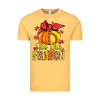 Vintage Mustard tis the season fall softball Vintage Tee - MaliasSmallBusiness