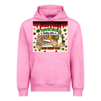 Fuchsia Pink torn between lookin like a snack and eatin one Urban Hoodie - MaliasSmallBusiness