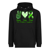Black peace love cure non hodgkin's lymphoma Heavyweight Hoodie - Jasminsmagicworld