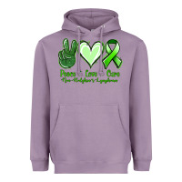 Lavender peace love cure non hodgkin's lymphoma Heavyweight Hoodie - Jasminsmagicworld