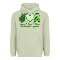 Matcha peace love cure non hodgkin's lymphoma Heavyweight Hoodie - Jasminsmagicworld
