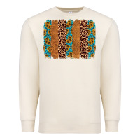 Sandshell leopard gemstone brushstroke Premium Sweatshirt - AdoDesignShop