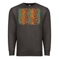 Smoke leopard gemstone brushstroke Premium Sweatshirt - AdoDesignShop