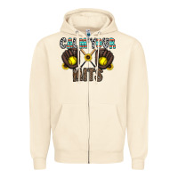 Sandshell calm your mits Zipper Hoodie - CowhideDigitalArt