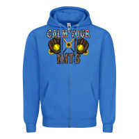 True Royal calm your mits Zipper Hoodie - CowhideDigitalArt