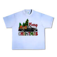 Grape Ice merry christmas with black truck Urban Heavy Tee - Zillion Design Studio