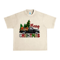Sandshell merry christmas with black truck Urban Heavy Tee - Zillion Design Studio