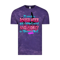 Cloud Purple it was rough week but i didn't need bail money so Vintage Tee - MaliasSmallBusiness