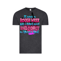 Vintage Black it was rough week but i didn't need bail money so Vintage Tee - MaliasSmallBusiness