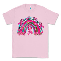 Bubblegum Pink Breast Cancer Rainbow Classic Tee - texasbilliewilder