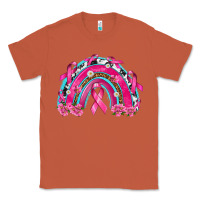 Copper Breast Cancer Rainbow Classic Tee - texasbilliewilder