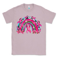 Lilac Breast Cancer Rainbow Classic Tee - texasbilliewilder