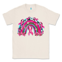 Natural Breast Cancer Rainbow Classic Tee - texasbilliewilder