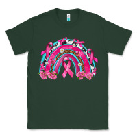 Sports Green Breast Cancer Rainbow Classic Tee - texasbilliewilder