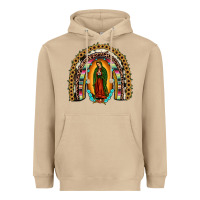 Mushroom our lady of Guadalupe rainbow Heavyweight Hoodie - JahusDesignShop