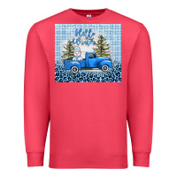 Cardinal hello winter snowman truck Premium Sweatshirt - AdoDesignShop