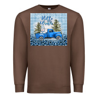 Chestnut hello winter snowman truck Premium Sweatshirt - AdoDesignShop