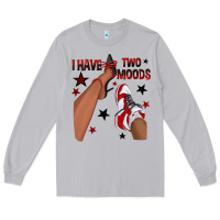 Moon Dust I Have Two Moods Black and Red Sneakers Afro Girl Long Sleeve Tee - texasbilliewilder