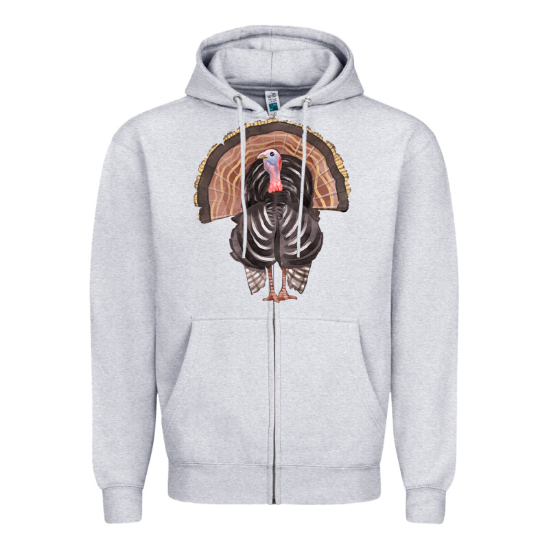 Turkey Zipper Hoodie by FaDigitalArtStudio | Teevron