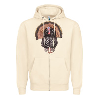 Sandshell turkey Zipper Hoodie - FaDigitalArtStudio