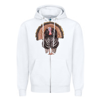 White turkey Zipper Hoodie - FaDigitalArtStudio