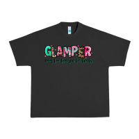 Pigment Black glamper way too boujee for tents Urban Heavy Tee - RanaPortraitStore