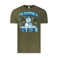Vintage Olive i'm having a meltdown Vintage Tee - MaliasSmallBusiness