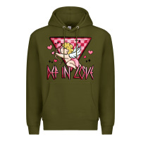 Army Green def in love Premium Hoodie - MaliasSmallBusiness