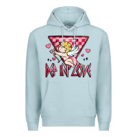 Blue Mist def in love Premium Hoodie - MaliasSmallBusiness
