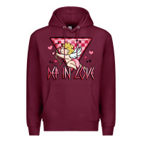 Burgundy def in love Premium Hoodie - MaliasSmallBusiness