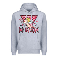 Heather Grey def in love Premium Hoodie - MaliasSmallBusiness