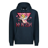 Navy def in love Premium Hoodie - MaliasSmallBusiness