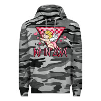 Slate Camo def in love Premium Hoodie - MaliasSmallBusiness
