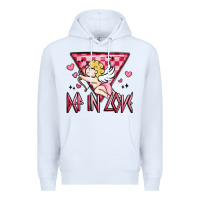 White def in love Premium Hoodie - MaliasSmallBusiness