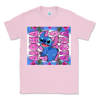 Bubblegum Pink aloha stitch Classic Tee - Zillion Design Studio