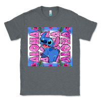 Charcoal Heather aloha stitch Classic Tee - Zillion Design Studio
