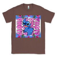 Chestnut aloha stitch Classic Tee - Zillion Design Studio