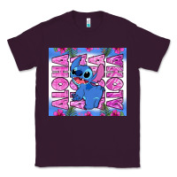 Plum aloha stitch Classic Tee - Zillion Design Studio