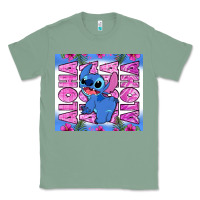 Sage aloha stitch Classic Tee - Zillion Design Studio