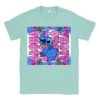 Seafoam aloha stitch Classic Tee - Zillion Design Studio