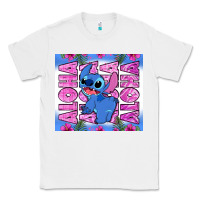 White aloha stitch Classic Tee - Zillion Design Studio