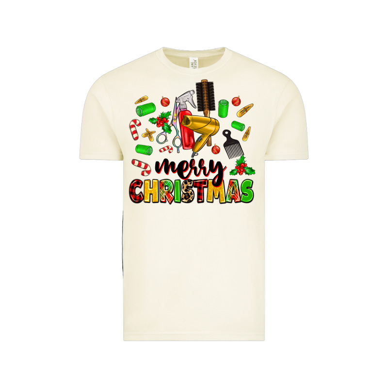 Merry Christmas Hair Vintage Tee by MaliasSmallBusiness | Teevron