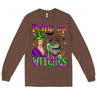 Chestnut drink up witches Long Sleeve Tee - Zillion Design Studio