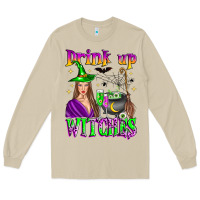 Mushroom drink up witches Long Sleeve Tee - Zillion Design Studio