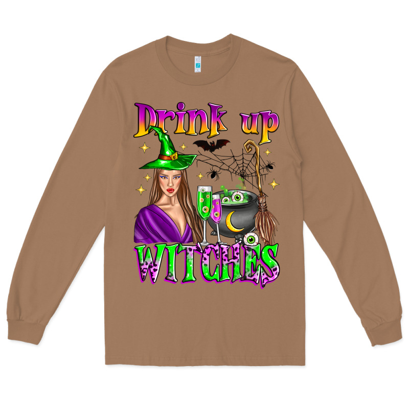 Drink Up Witches Long Sleeve Tee by Zillion Design Studio | Teevron