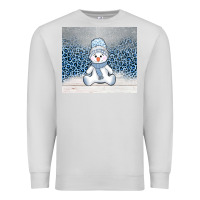 Dove Grey winter snowman Premium Sweatshirt - AdoDesignShop